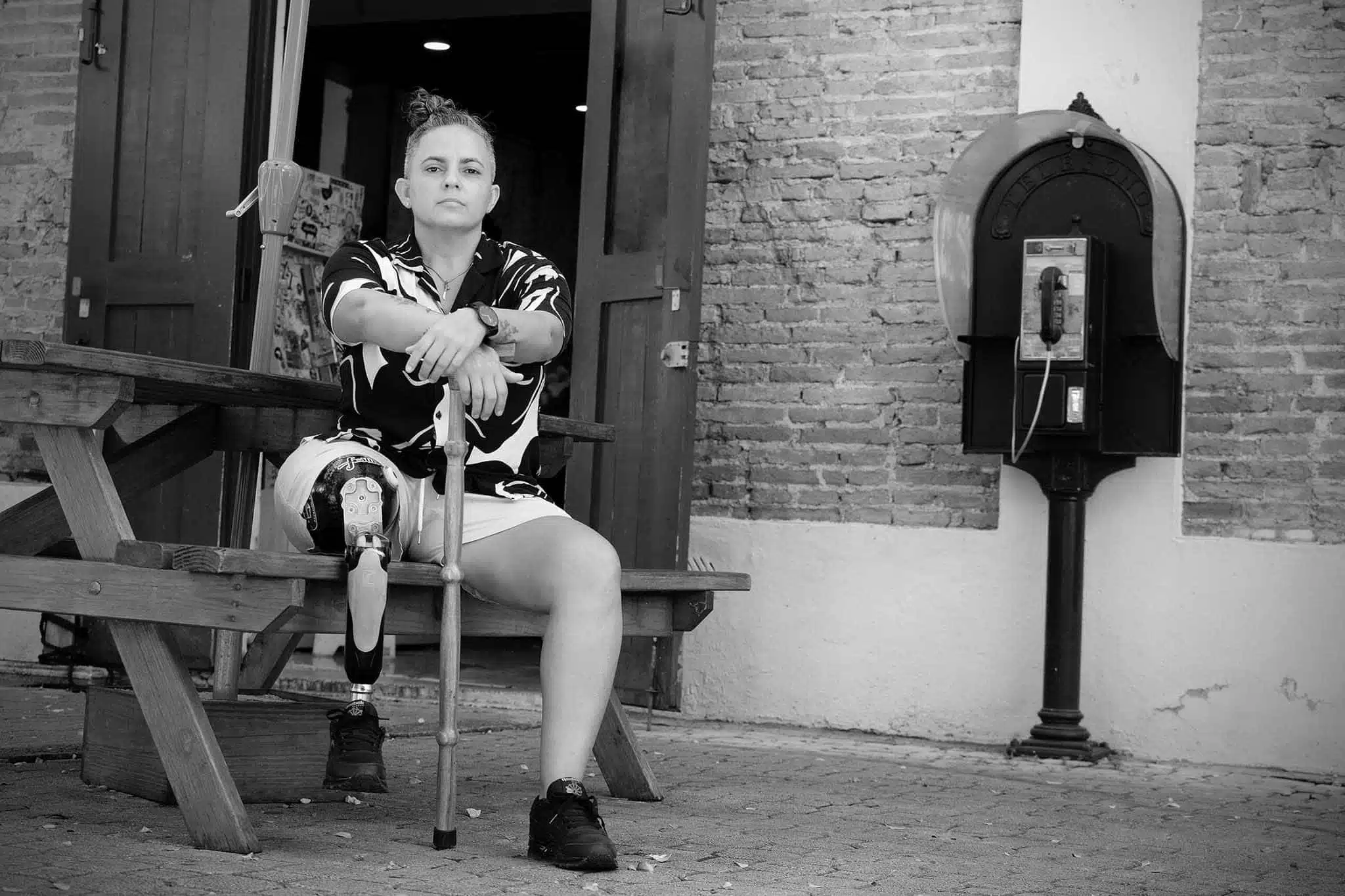 Tatiana Rosado sentada